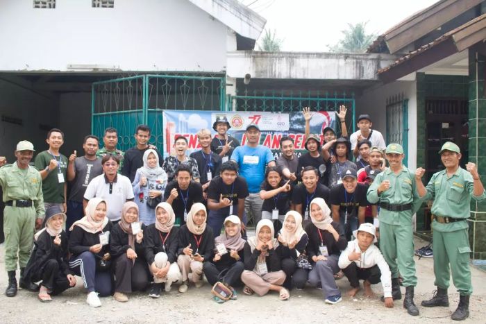 Senam & Jalan Santai Memperingati HUT Ke 77 Kemerdekaan Republik Indonesia 02